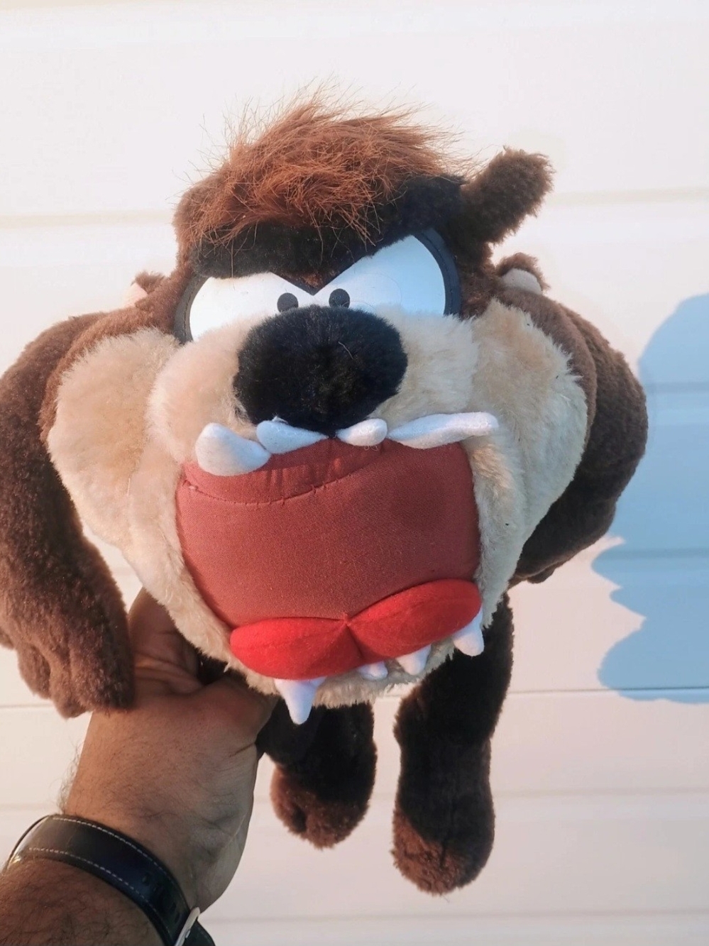 Vintage 1995 Tazmanian Devil Large Taz Plush Big Stuffed Animal 23" Ace Novelty